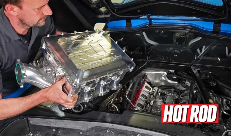 Hot Rod Magazine C8 ProCharger install article